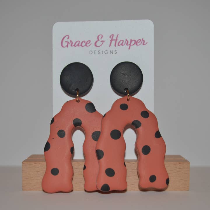 Roslyn - Burnt Orange and Black for wholesale by Grace and Harper Designs