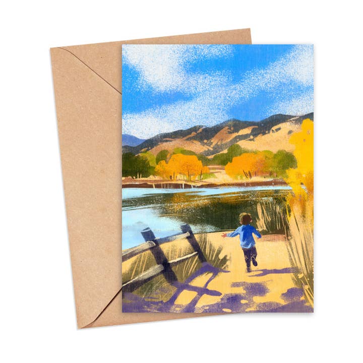 Automne au lac Wonderland CRD-FLL-01 pour la vente par Mikaila Maidment Art & Illustration