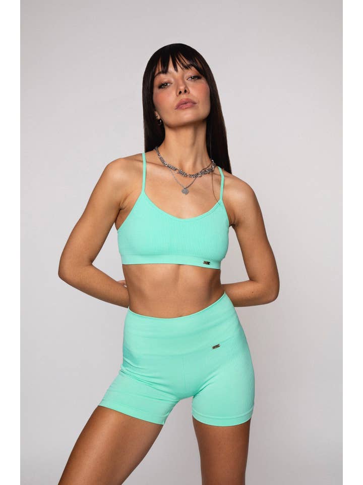 Darkseagreen Skin Bra en Menta for wholesale on Faire
