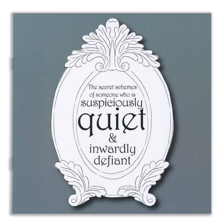 Set taccuino e spilla «Suspiciously Quiet» per la vendita all'ingrosso da parte di Two Little Boys