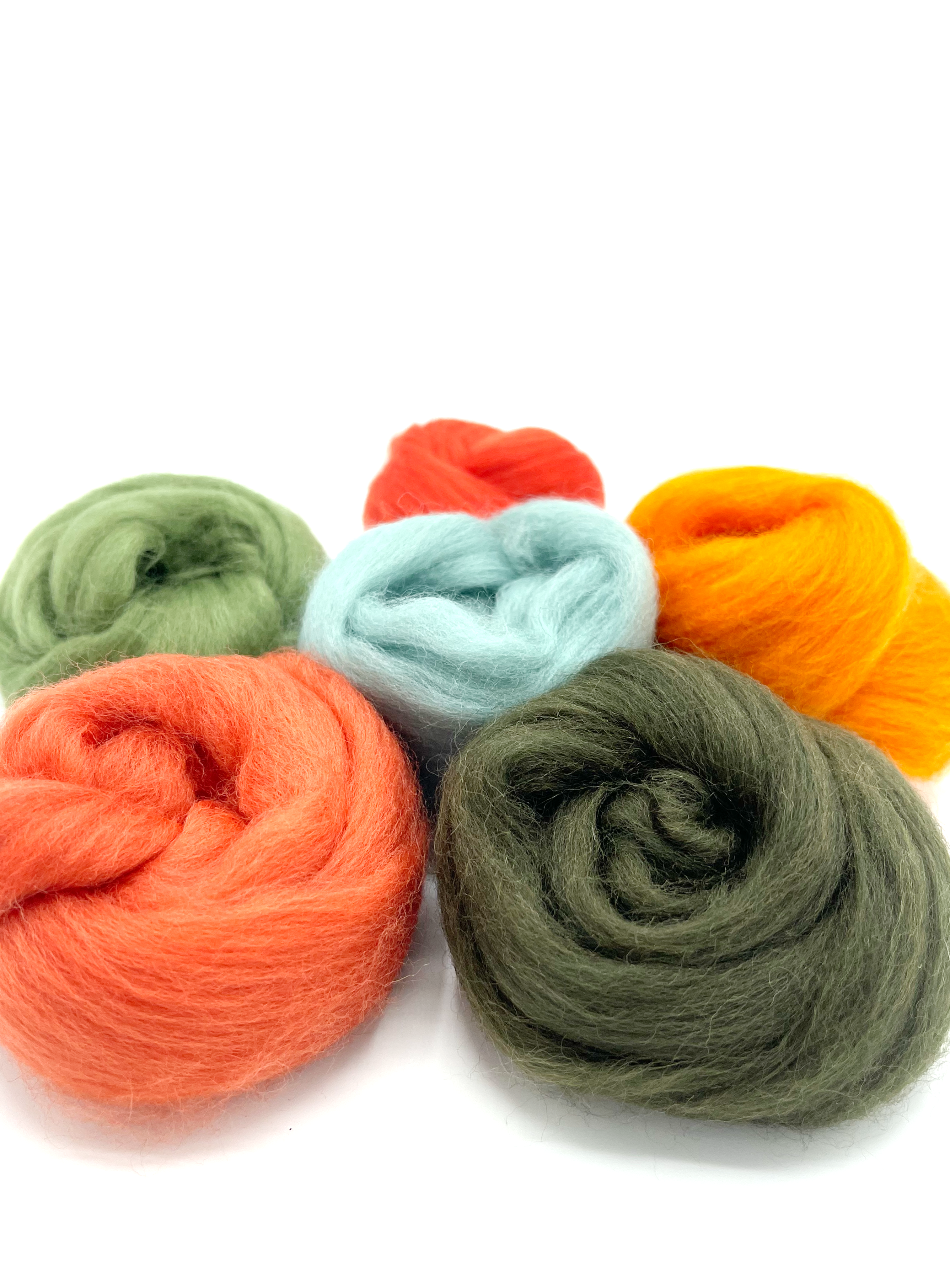 Feather Felts – wholesale Craft supplies – Autumn Forest - Wool Bundle3