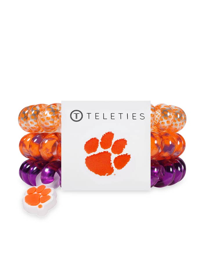 Spiral Hair Coils | Large | Go Tigers! Hair Ties and other Purchase Wholesale clemson. Free Returns & Net 60 Terms on Faire trending on Faire.