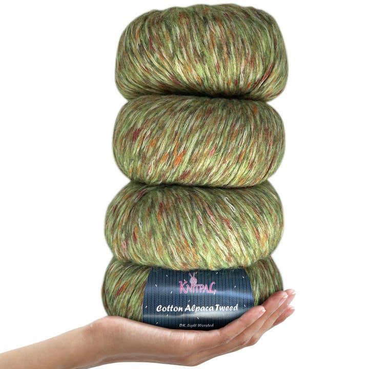 KnitPal - Wholesale Yarn - Cotton Alpaca Tweed - #3 Dk18