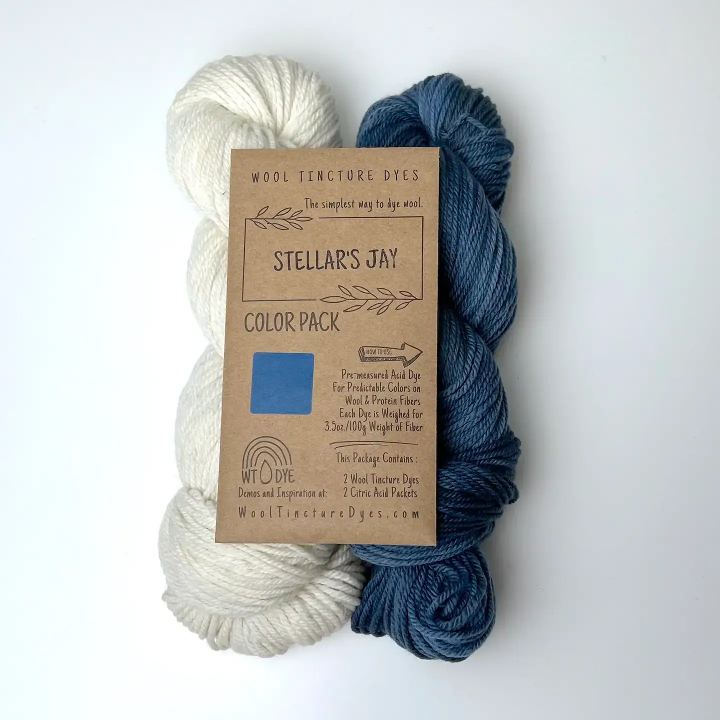 Wool Tincture Dyes - Wholesale Knitting/Crochet Supplies - Color Pack - Tea Bag Dye System14