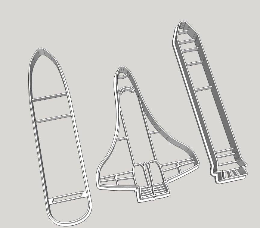 Kinfolk Pantry - Wholesale Speelgoedset - Kinderen - Space Shuttle Uitstekerset - Eco Speelklei Gereedschap4