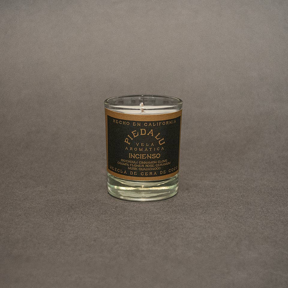 PIEDALU VELA AROMÁTICA - Wholesale Jar/Filled Candle - 3OZ/85G INCIENSO0