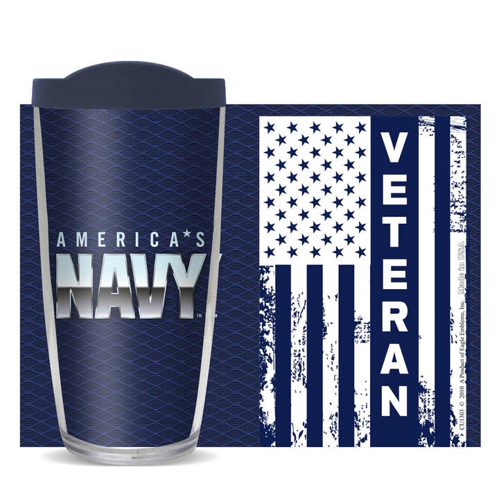 US Navy - Veteran Tumbler for wholesale by FREEHEART