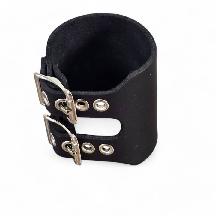 BC100DBL PULSERA LISA DE DOBLE HEBILLA DE 4" DE ANCHO para venta al por mayor de Funk Plus