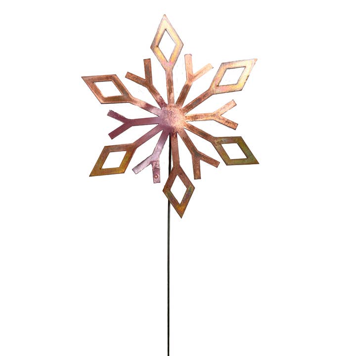 Copo de Nieve Grande de Cobre Natural para venta al por mayor de Clever Goods by Annabelle Noel Designs