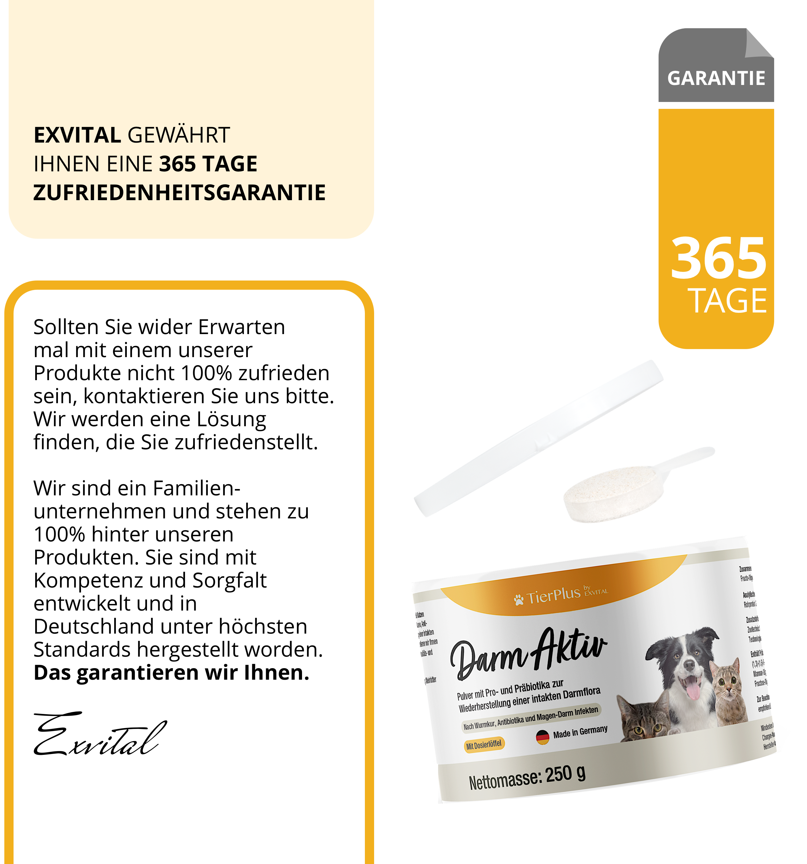 EXVital - Wholesale Pet Supplement - Cat/Dog - EXVital TierPlus Gut Active Powder5