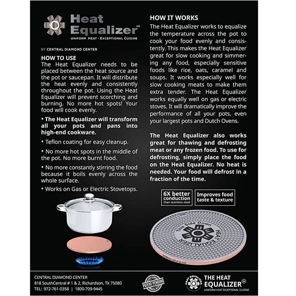 Heat Equalizer – Engroshandel Køkkenredskab – Heat Equalizer varmediffusor til gas og elektrisk komfur4