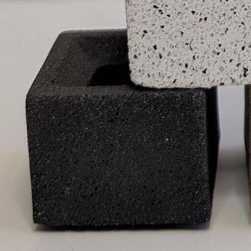 Portaspazzolino in cemento mini per la vendita all'ingrosso da parte di Mayhewn Studio