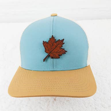 Trendy Transfers - Wholesale Patch - Falling Leaf Leather Patch1