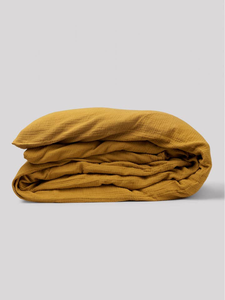 Duvet Cover 240x260 Saffron Yellow for wholesale by Les Pensionnaires