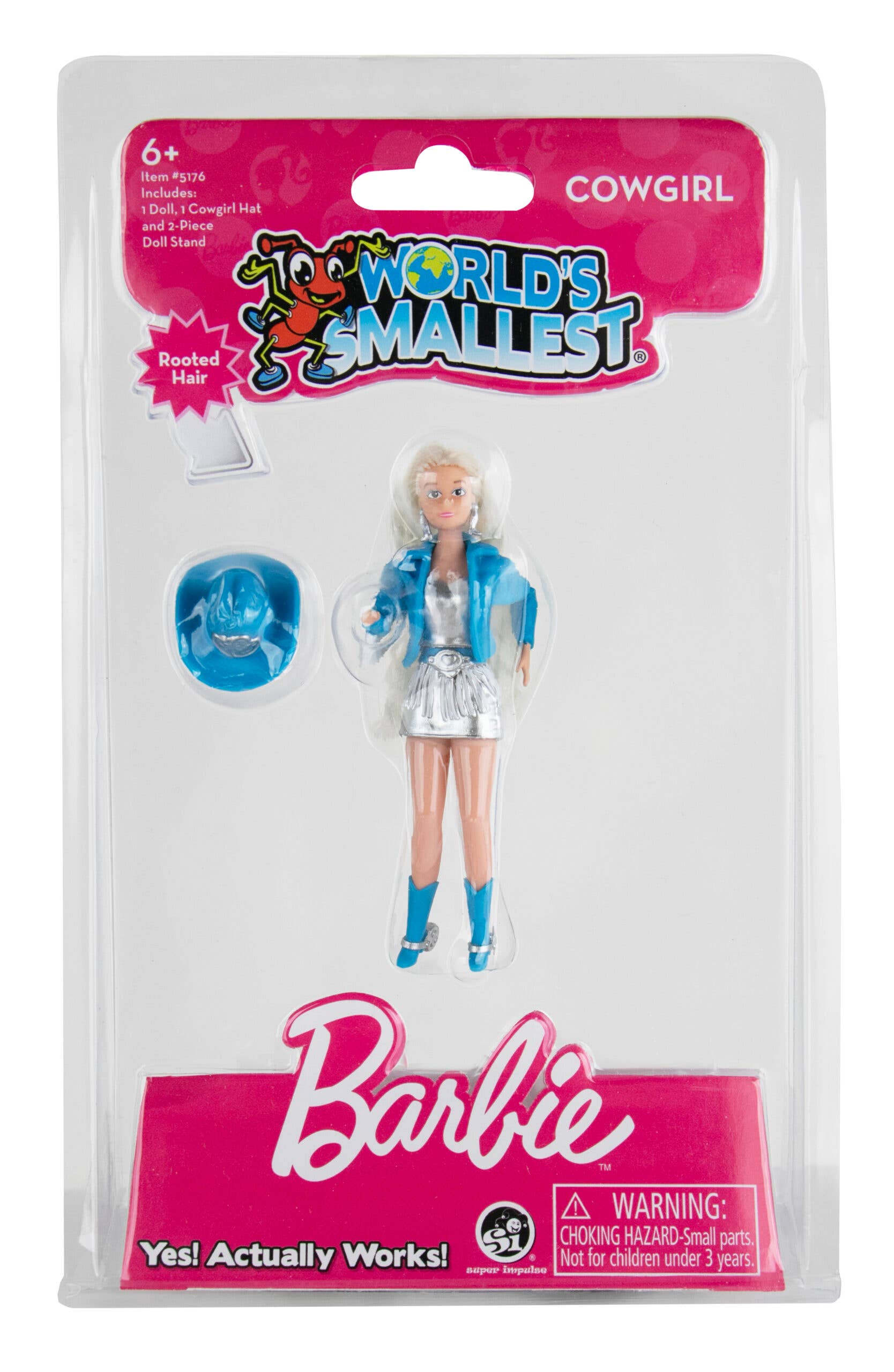 Super Impulse USA - Wholesale Toy Set - Kids - World's Smallest Barbie Cowgirl and Rollerblader Figures1
