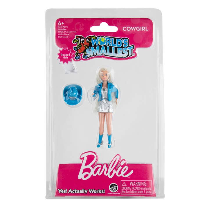 Super Impulse USA - Wholesale Toy Set - Kids - World's Smallest Barbie Cowgirl and Rollerblader Figures1