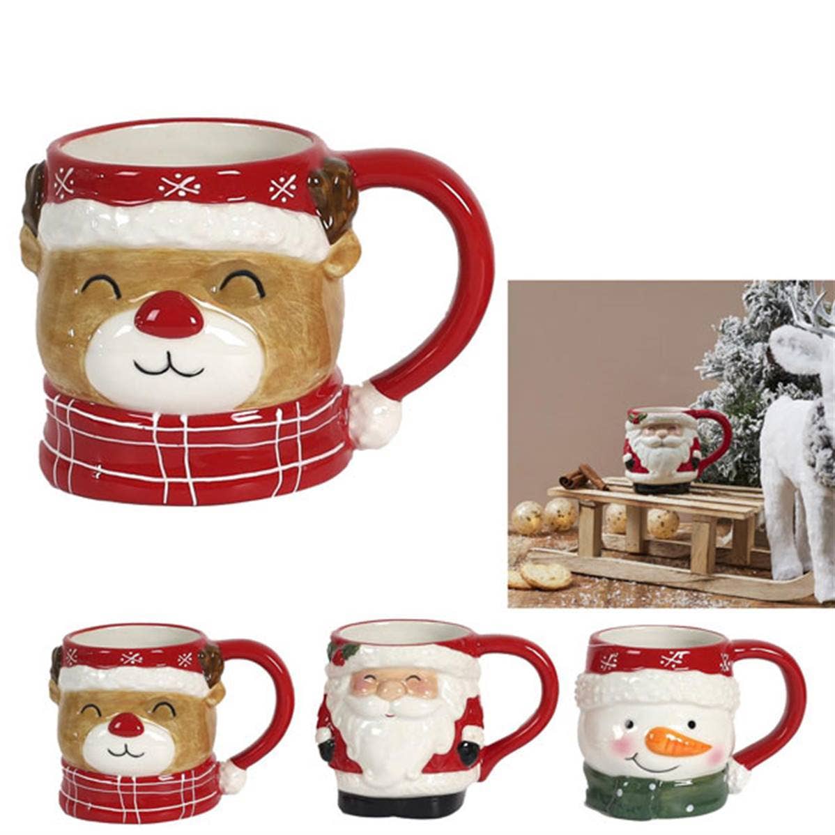 TSJJ - Wholesale Coffee Mug - Christmas relief mug0