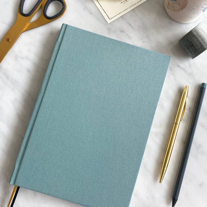 PAPERCROWN NI - Wholesale Notebook - Luxury Handmade Notebook Covered in Bookcloth with Endbands2