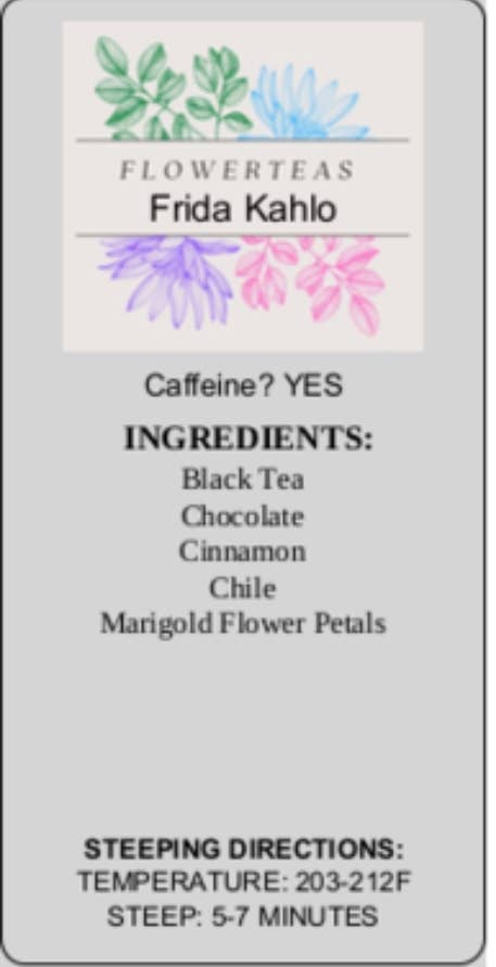 FlowerTeas – Engroshandel Løs te – Løsbladet te i løs vægt 1 lbs Kommerciel brygning Fødevareservice70