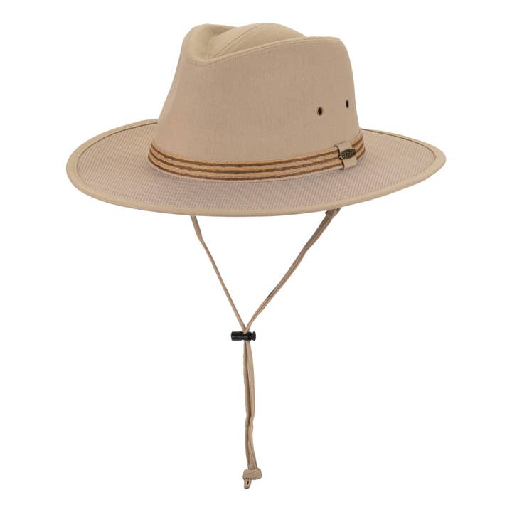 Beige, 45% Cotton/55% Linen Safari, Brim 3" | HTT1307 A-ML for wholesale by Headwear & Handbag Collections by Sun 'N' Sand