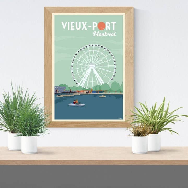 Cartaz de Montréal Vieux-port por atacado de TripPoster