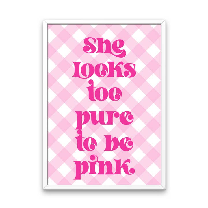 Too Pure To Be Pink for wholesale by Fairy Bread Designs