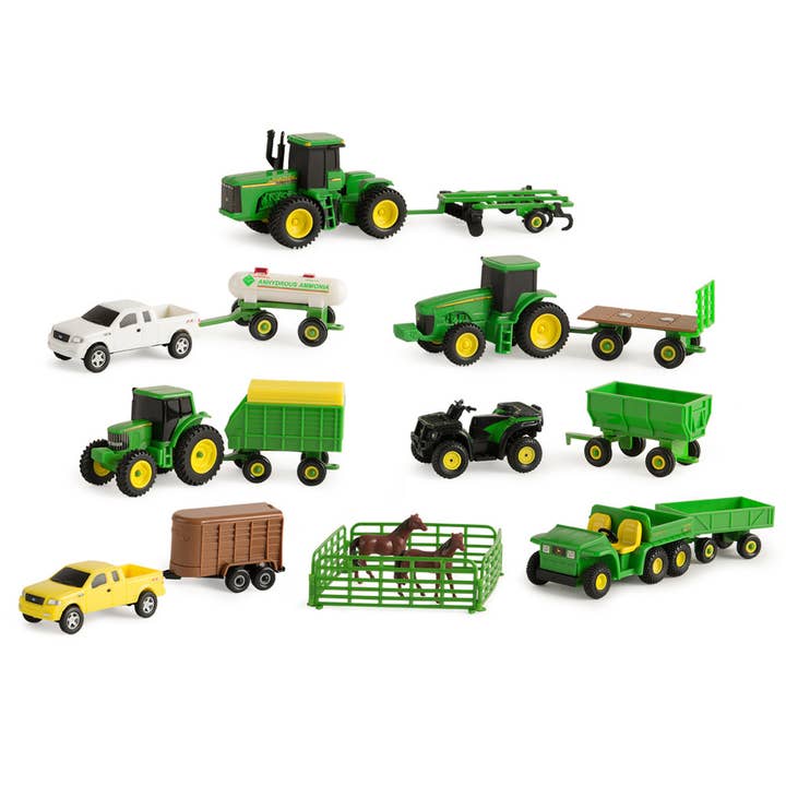 TOMY - Wholesale Toy Car/Truck - Kids - TOMY John Deere Tractor - Monster Treads Lightning Wheels