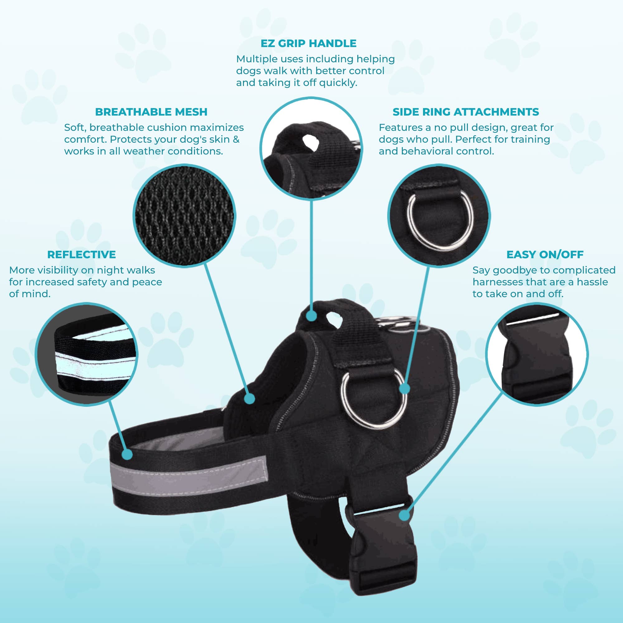 Joyride Harness - Wholesale Pet Harness - Dog - LUXE - Made in USA - Joyride Dog Harness (Solid Colors)10