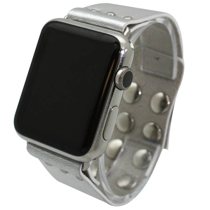 Time World USA - Wholesale Watch Band/Strap - Unisex - Metallic Snap-Button Apple Watch Band
