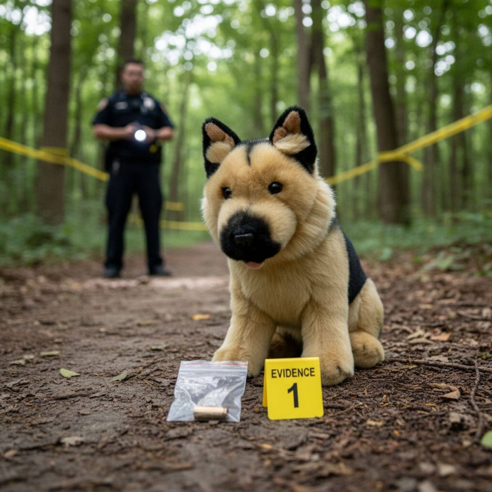 Bocchetta Plush Toys - Vendita all'ingrosso Peluche - Bambini e neonati - Sargeant - Pastore Tedesco - 30 cm seduto1