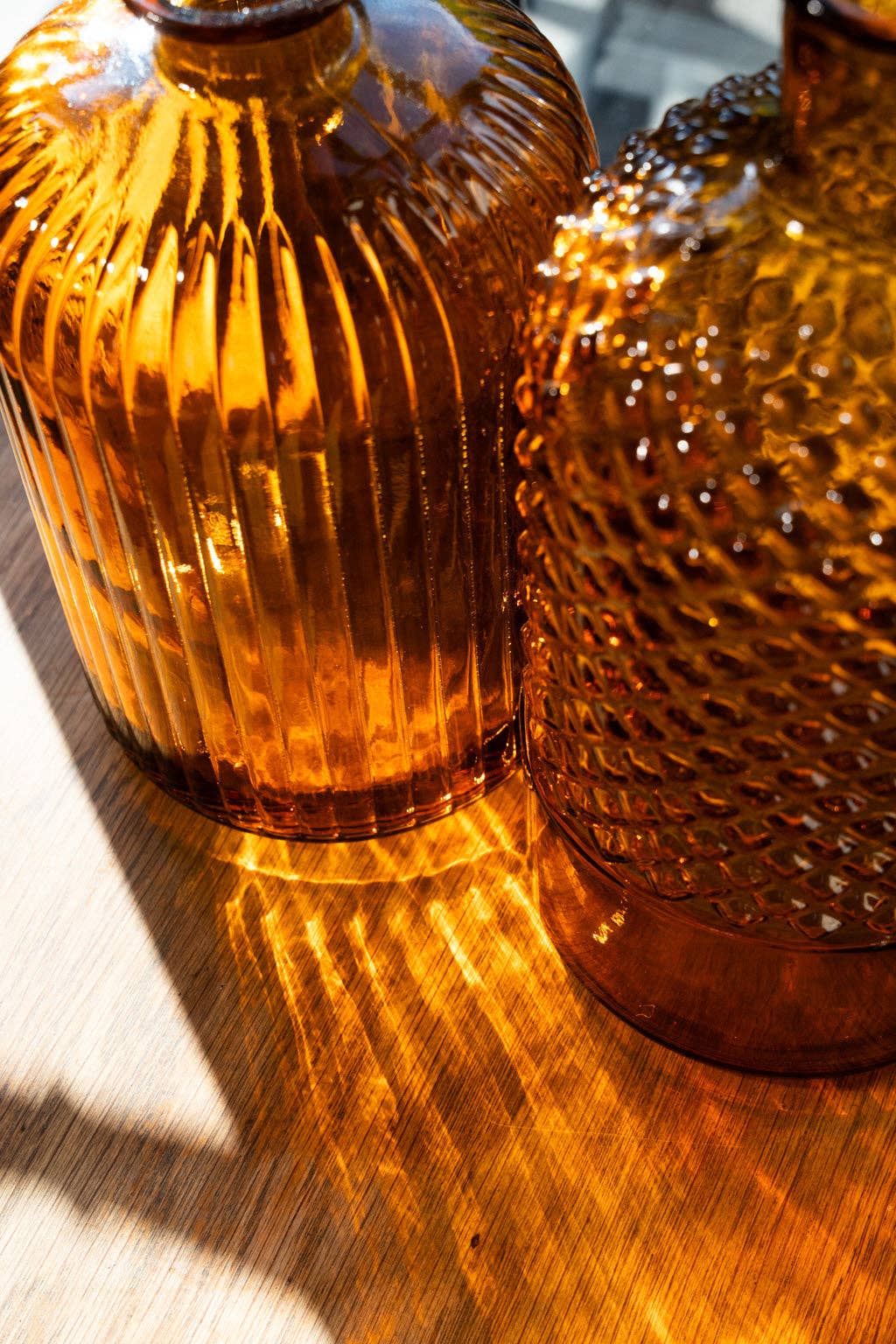 Jarapa – Großhandel Vasen – Recycelte Glas-Diamant-Flaschenvase 28 cm11