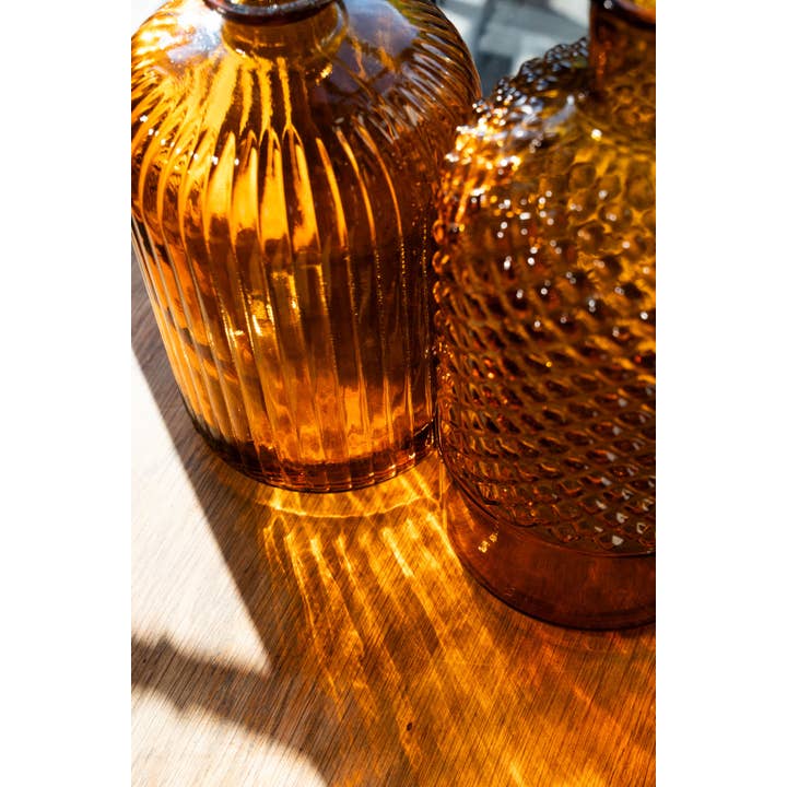 Jarapa – Großhandel Vasen – Recycelte Glas-Diamant-Flaschenvase 28 cm11