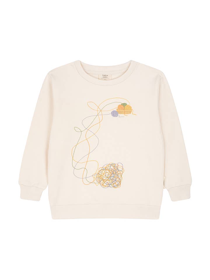 Curious garns Børnetrøje i økologisk bomuld for engroshandel hos Curious Cotton