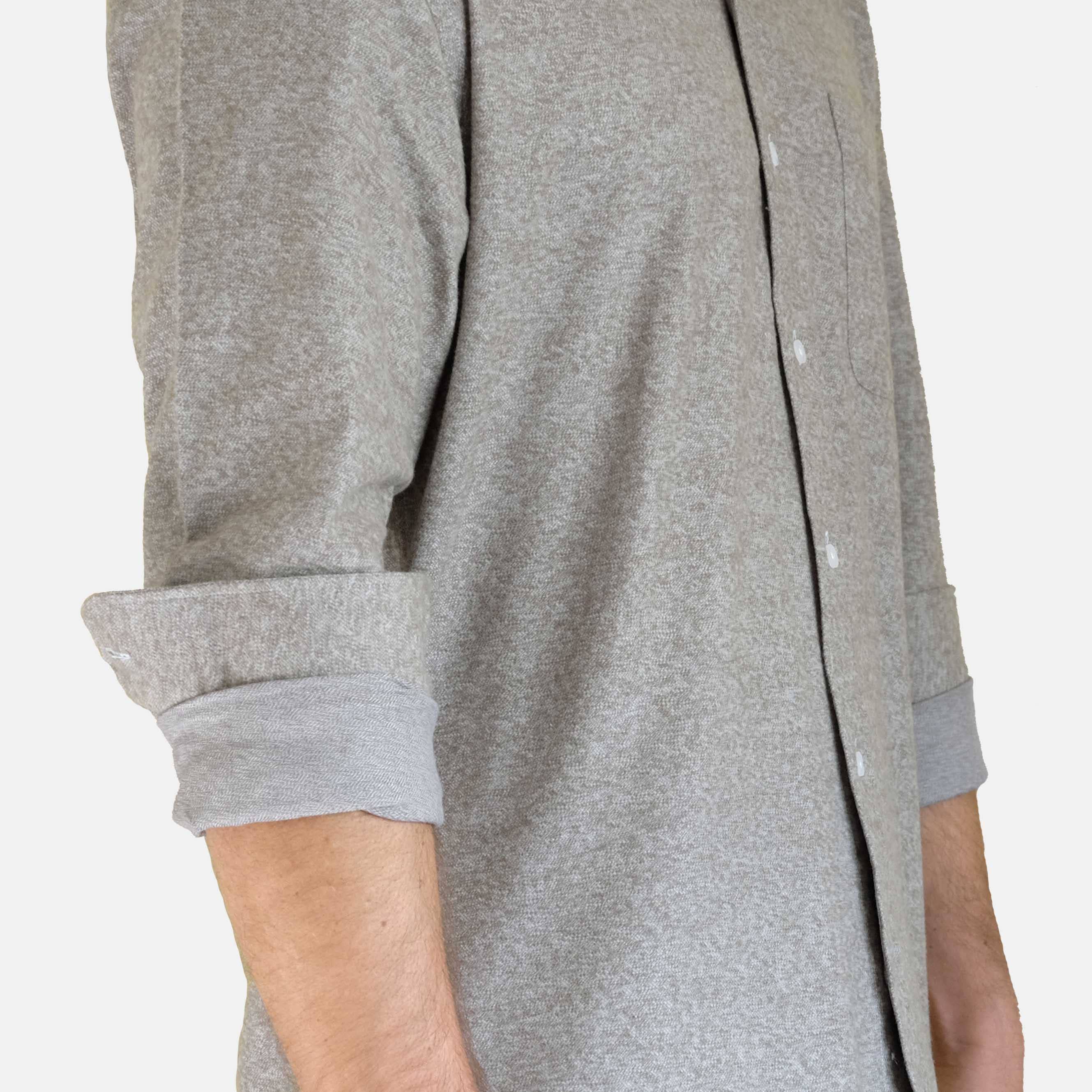 EKZO - Wholesale Button Down Shirt - Men's - Flannel Shirt Heather Sage3