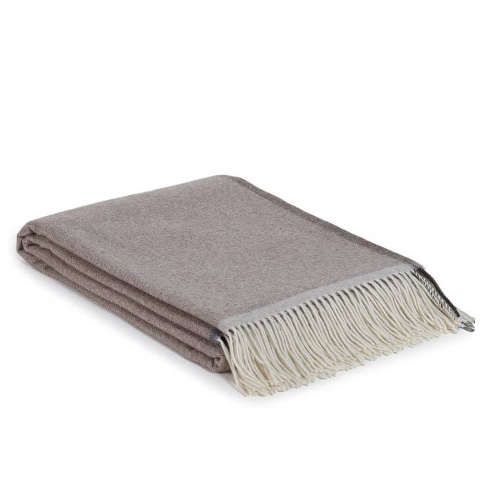 MoST - Wholesale Throw Blanket - Soft Cashmere & Merino wool throw blanket MILANO brown0