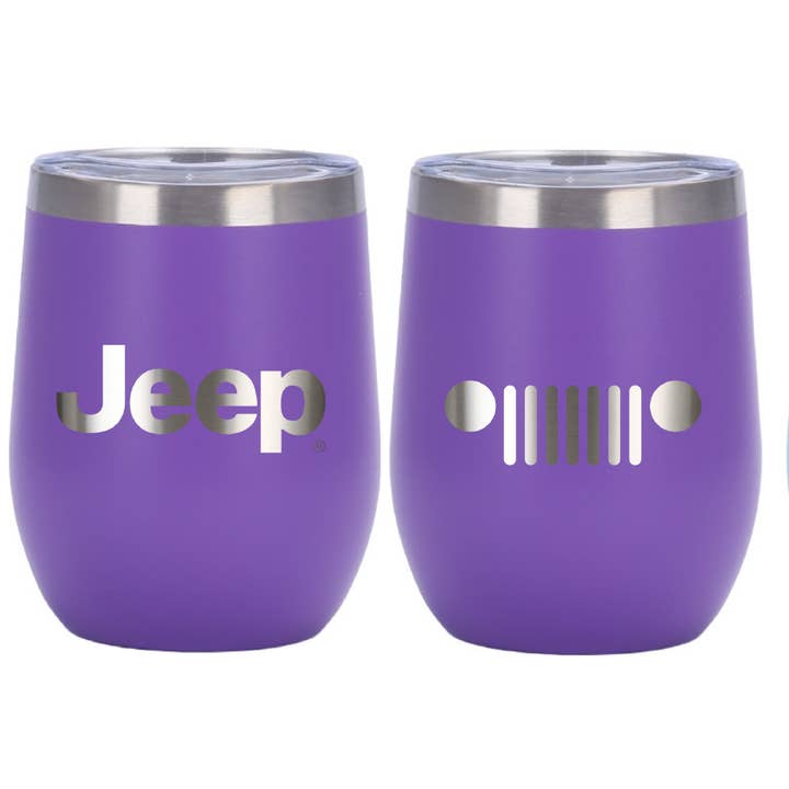 Jeep Insulated Wine Tumbler for wholesale by Detroit Shirt Co.