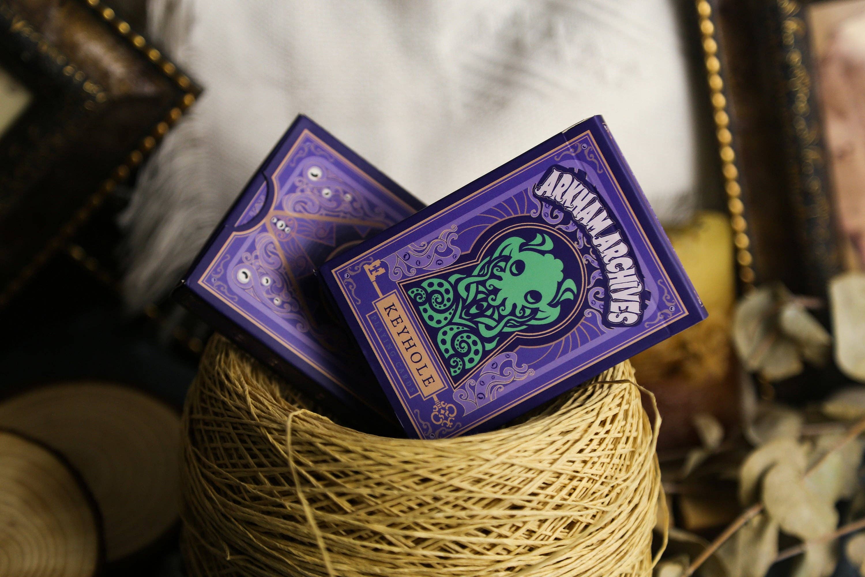 Vermilion Collection - Wholesale Playing Cards - Arkham Archives Cthulhu Mythos Playing Cards0