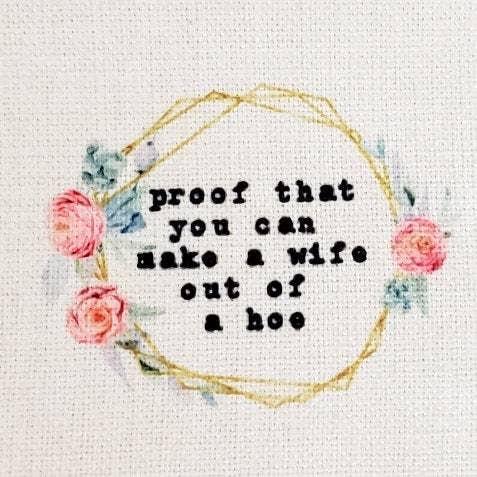 Salt and Sparkle – wholesale Wristlet – Proof You Can Make a Wife Out Of A Hoe Wallet Wristlet Bag1