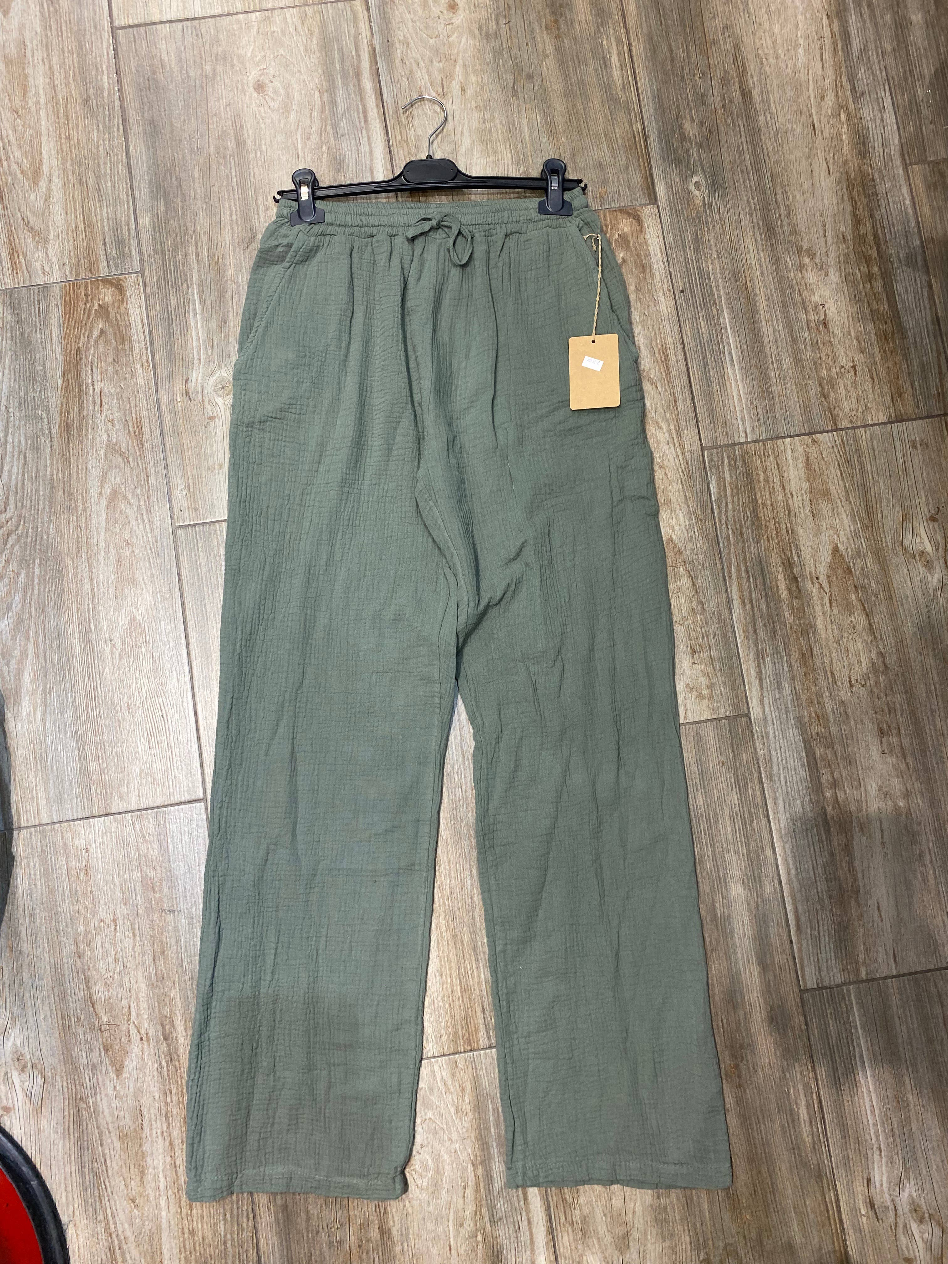 LÉA & LUC - Wholesale Pants - Women's - 100% cotton trousers REF.30132C5