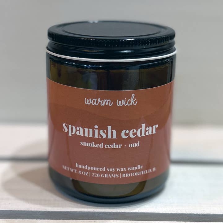 SPANSK CEDER Naturlig Sojavokslys for engroshandel hos Warm Wick