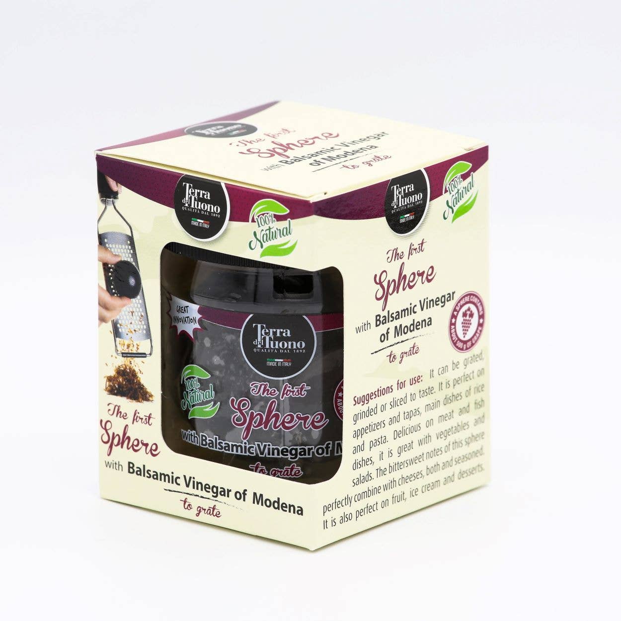 Acetaia Terra del Tuono Soc. Agr. SRL - Wholesale Vinegar - Sphere with "Aceto Balsamico di Modena IGP" for Grating1