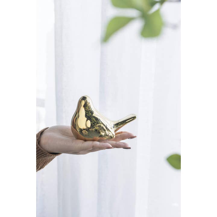 A&B Home Group Inc. - Wholesale Decorative Figurine - S/2 Chirp Bird Accents,Gold10