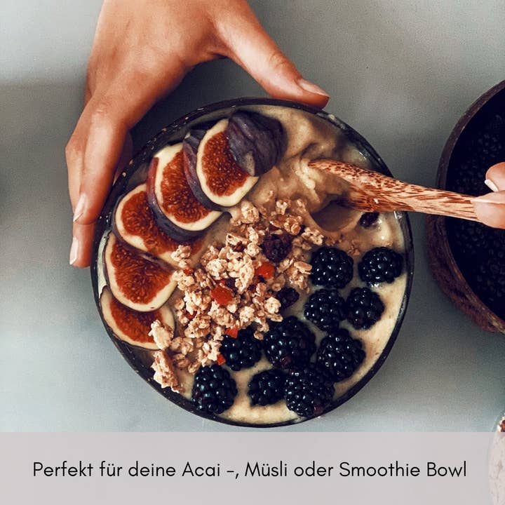 Meer Coco - Wholesale Decorative Plate/Dish/Bowl - CURACAO - Coconut Bowl+Bowl Holder, Design Red4