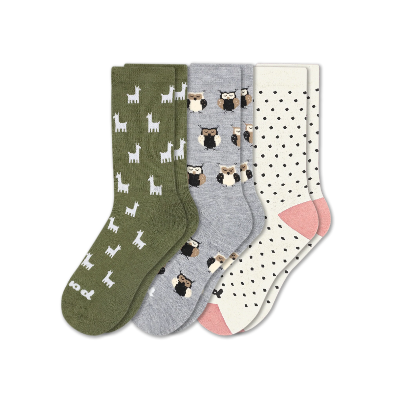 Pacas - Wholesale Socks - Women's - 3 Pack - Women's Crew Pacas Socks105
