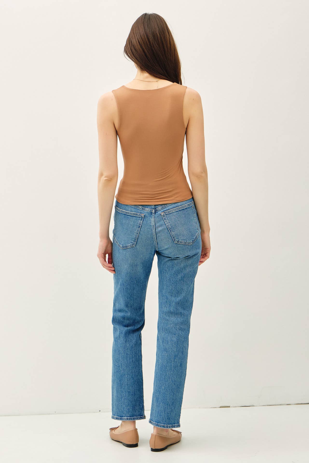 Be Cool - Wholesale Tank Top - Women's - [SOFT CORE] DOUBLE LINED SQUARE NECK TANK 14