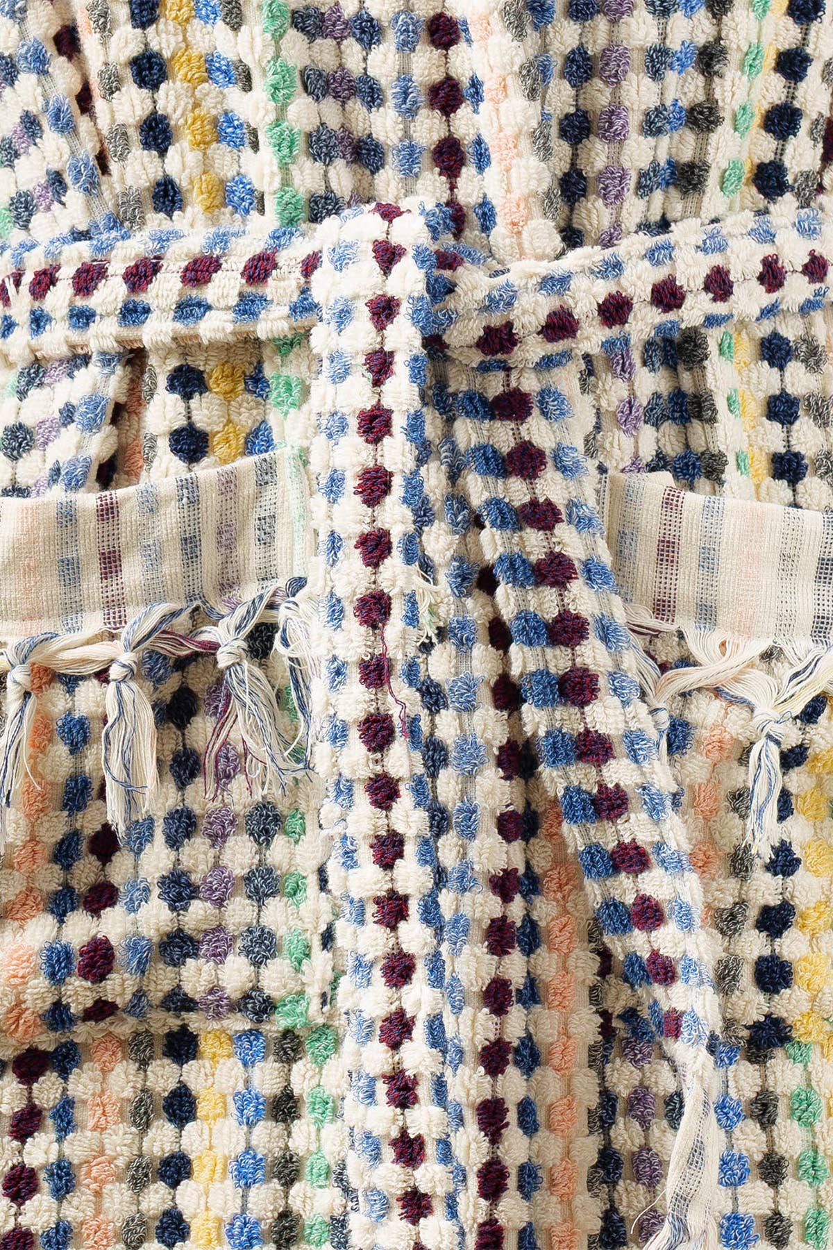 YURTLUS - Wholesale Robe - Women's - Unique 100% Cotton Pockets Bathrobe, Bubble Handwoven Robe1