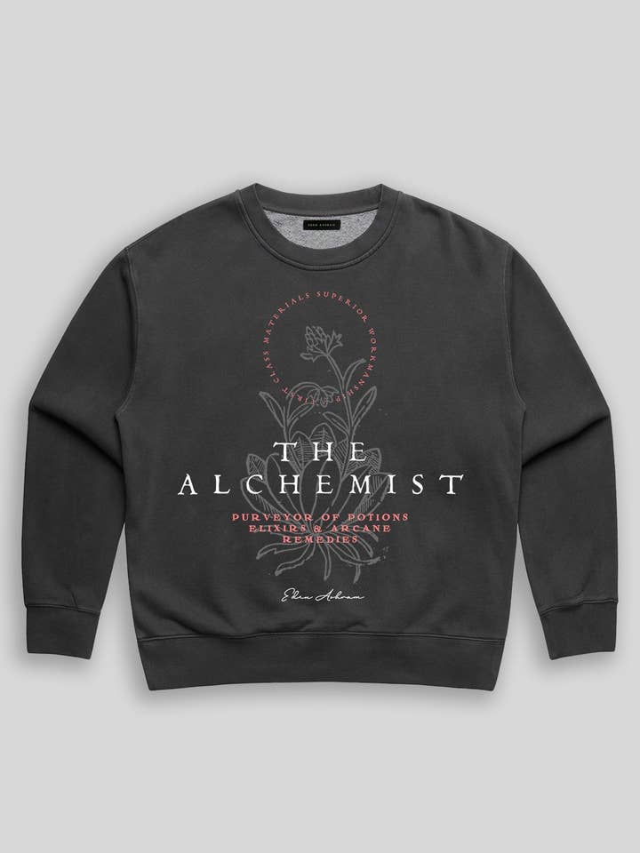 Das Alchemist Premium Faded Sweatshirt für den Großhandel von Eden Ashram