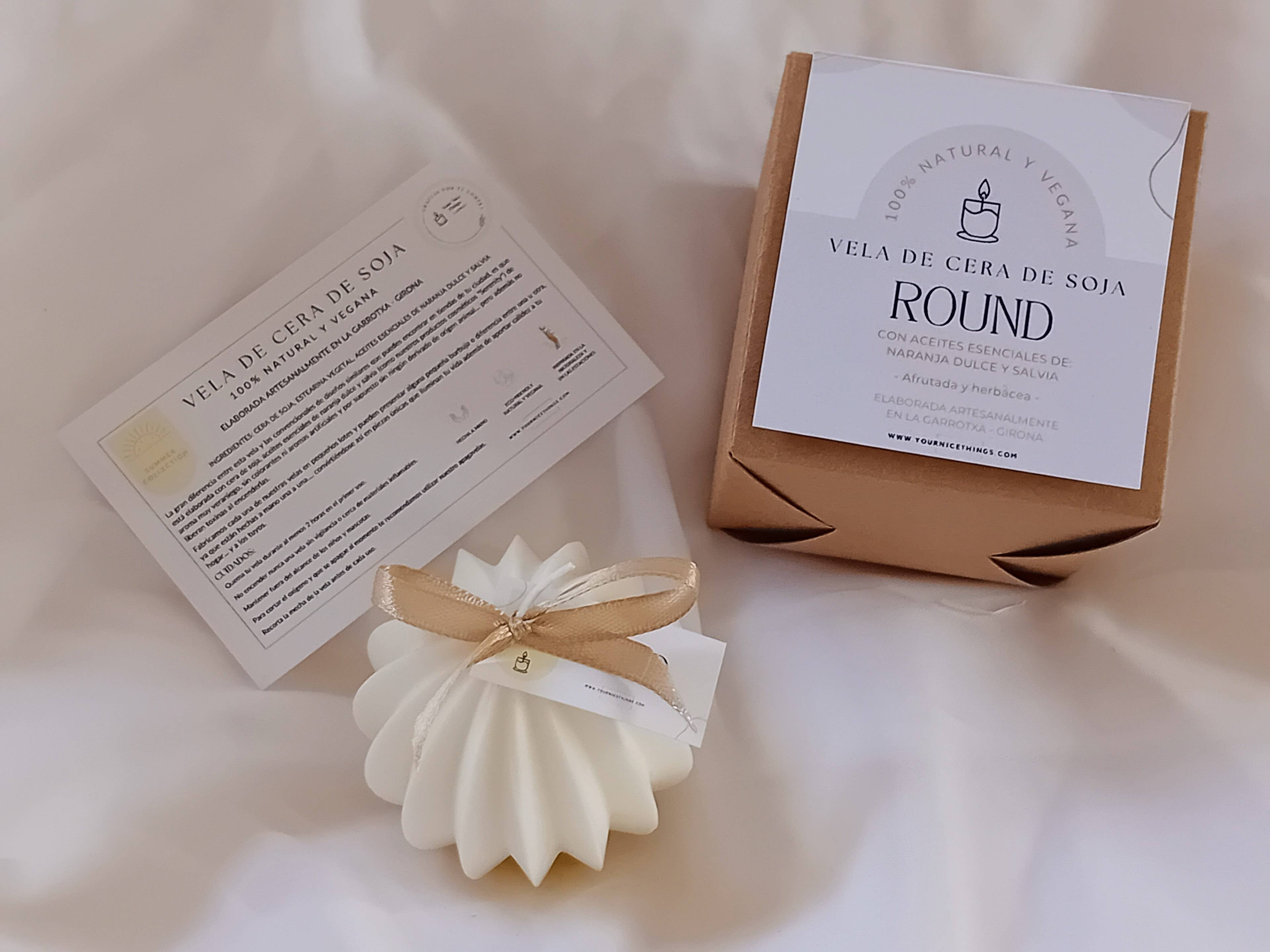 Your Nice Things - Candles - - Wholesale Novelty Candle - Round sweet orange and sage decorative soy wax candle1