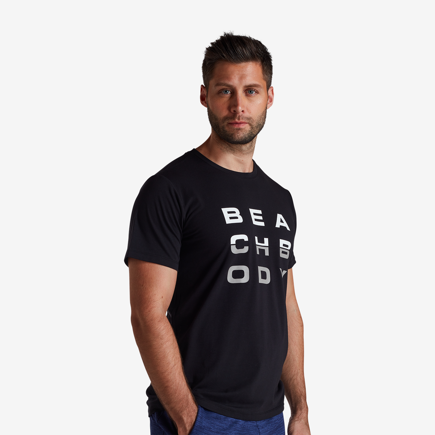 Beachbody Damen Energy Barcode Layer Tee