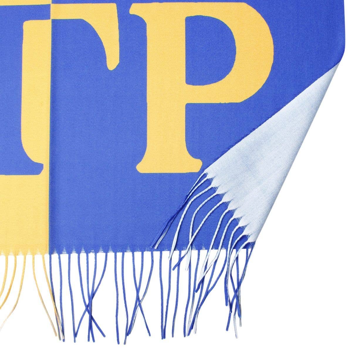 Couleur : Or et Bleu Écharpe de mode dorée et bleue de la sororité SGRHO en vente sur Faire3